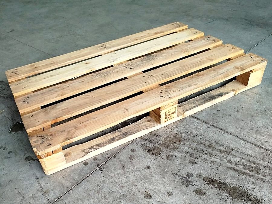 Palet semi de madera, 800 x 1200 mm